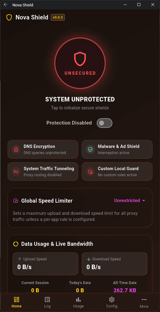 Real-Time Firewall Dashboard & Protection Shield
