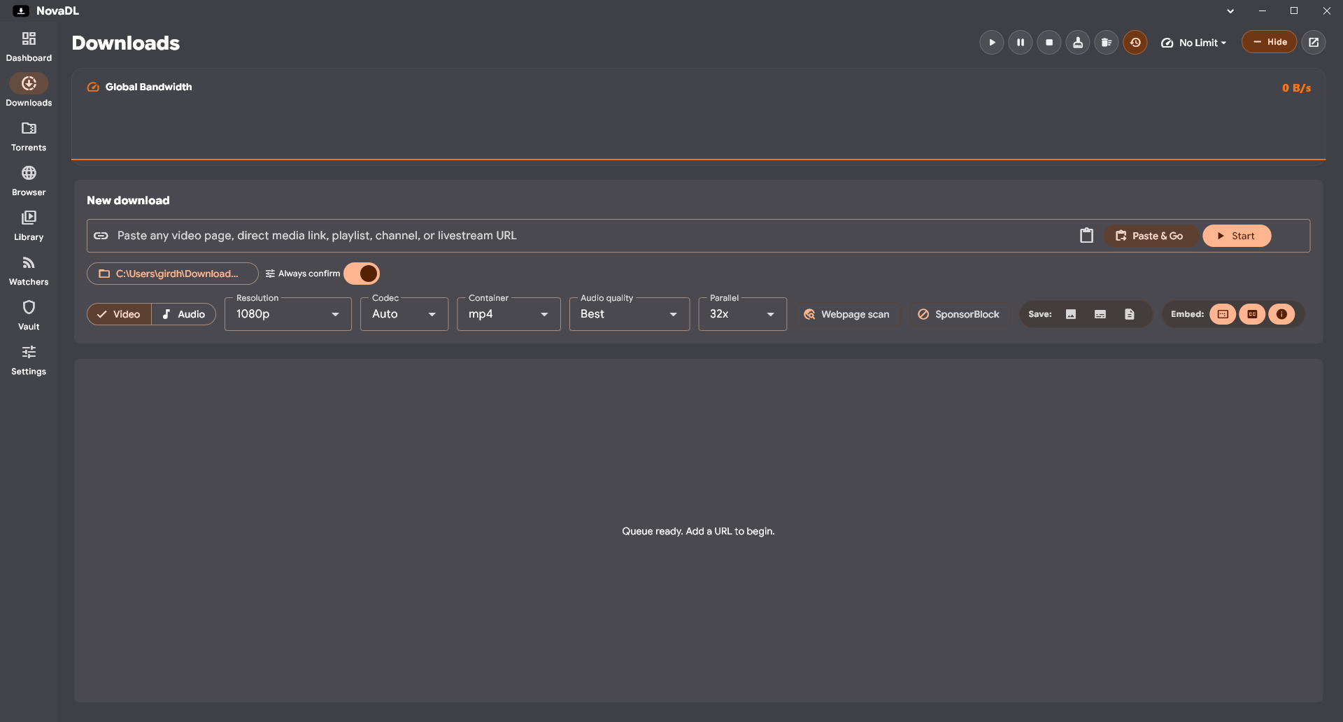 NovaDL Advanced Download Engine